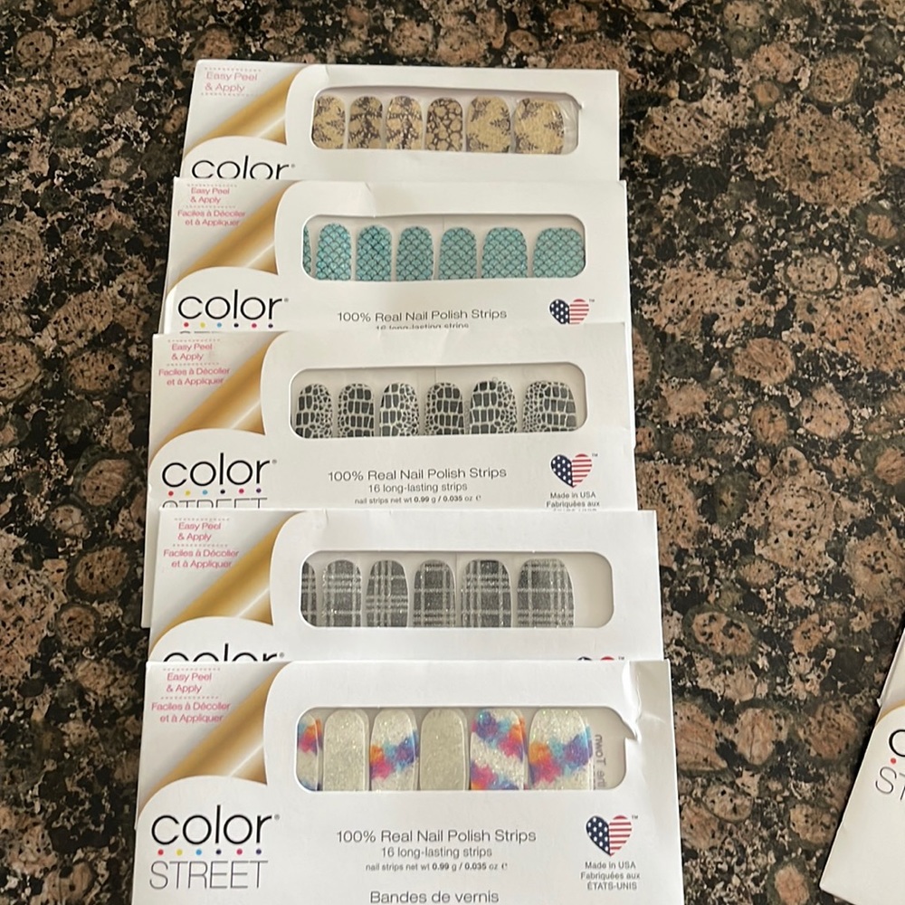 Color Street glitter design bundle
